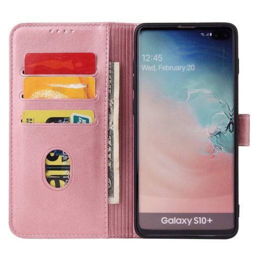 Samsung Galaxy S10 S10 Plus magnetiga raamatkaaned roosa 3