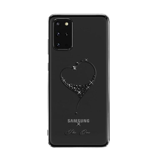 Samsung S20 Plus Kingxbar Wish elastsest plastikust Swarowski kristallikestega must