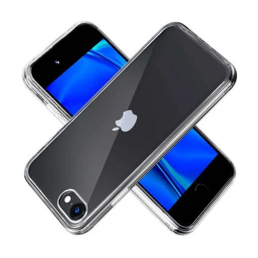 apple iphone se 2022 2020 iphone 7 iphone 8 umbris silikoonist labipaistev 3mk clear case 07