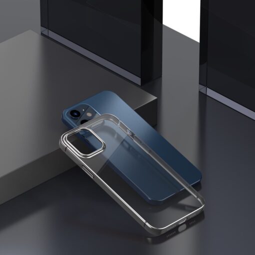 iPhone 12 mini silikoonist umbris laikivate servadega Baseus Shining Case silikoonist hobe ARAPIPH54N MD0S 5