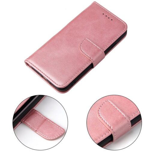 iPhone SE 2020 iPhone 8 iPhone 7 magnetiga raamatkaaned roosa 3