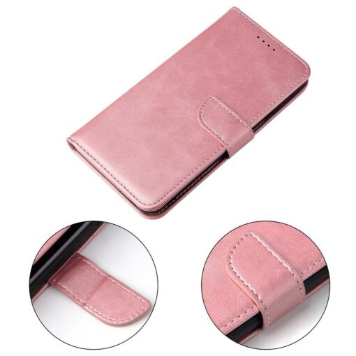 iPhone XS iPhone X magnetiga raamatkaaned roosa 2