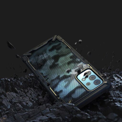 Samsung A52 Galaxy umbris Ringke FUSG0069 silikoonist must 3