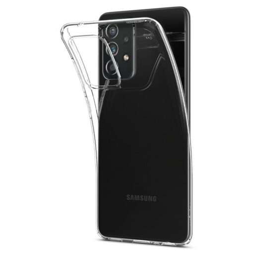 Samsung A52 Galaxy umbris Spigen Liquid Crystal Clear 4