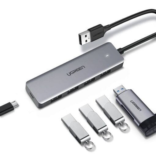 Ugreen USB C Hub jagaja 4x 3.2 USB power port CM219 70336 15