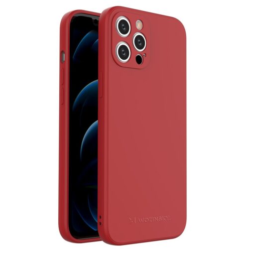 iPhone 12 Pro Max pehmest silikoonist umbris punane