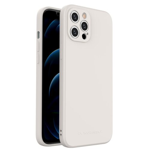 iPhone 12 Pro Max pehmest silikoonist umbris valge