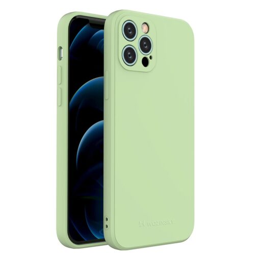 iPhone 12 Pro pehmest silikoonist umbris roheline