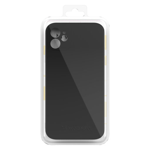 iPhone 12 mini pehmest silikoonist umbris kollane 2