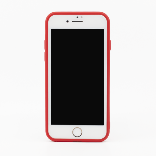punane silikoonist umbris iPhone SE 2020 iPhone 8 ja iPhone 7 eest