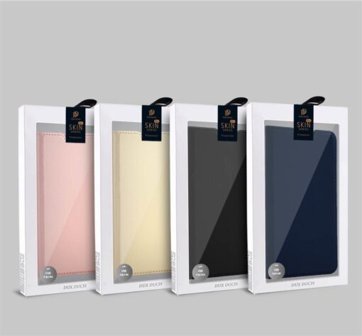 Huawei P30 Lite kunstnahast kaaned DUX DUCIS Skin Pro Bookcase sinine 18