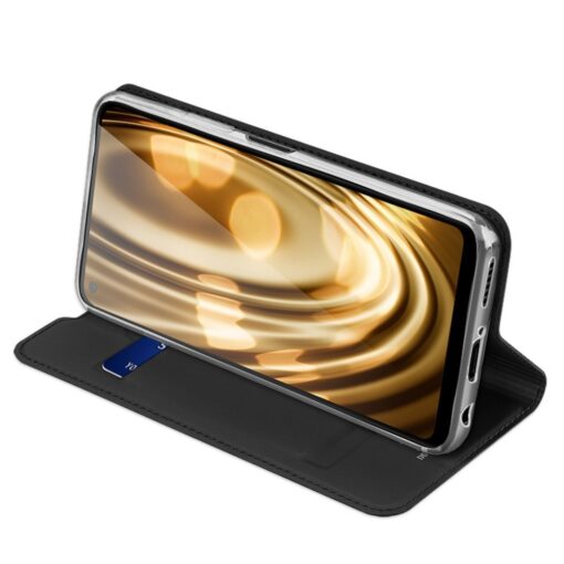 Huawei P40 Lite kunstnahast kaaned DUX DUCIS Skin Pro Bookcase must 5