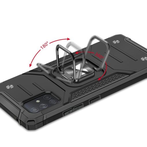 Samsung A71 tugev umbris Ring Armor plastikust taguse ja silikoonist nurkadega hobe 5