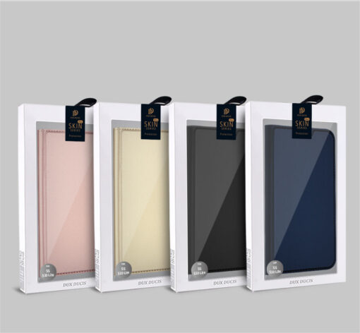 Samsung S10e kunstnahast kaaned DUX DUCIS Skin Pro Bookcase sinine 20