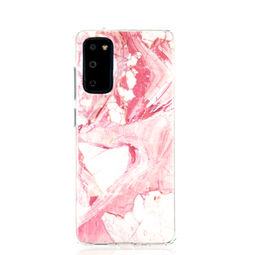 Samsung S20 FE umbris silikoonist roosa marmor 1