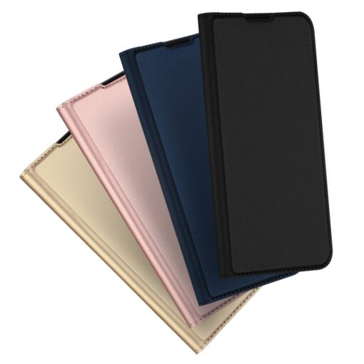 Samsung S20 Plus kunstnahast kaaned DUX DUCIS Skin Pro Bookcase roosa 12