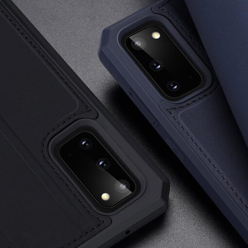 Samsung S20 kunstnahast kaaned kaarditaskuga DUX DUCIS Skin Pro roheline 20