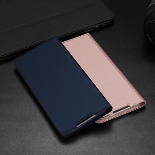 Xiaomi Redmi 9 kunstnahast kaaned DUX DUCIS Skin Pro Bookcase roosa 21
