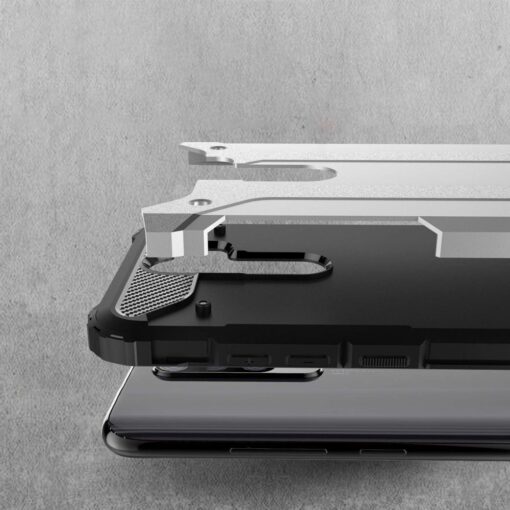 Xiaomi Redmi Note 8 Pro umbris Hybrid Armor plastikust taguse ja silikoonist raamiga sinine 2