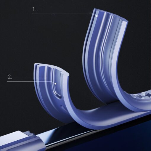 iPhone 12 Pro Max Joyroom Frigate umbris plastikust taguse ja silikoonist raamiga must 2