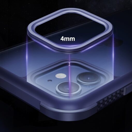 iPhone 12 Pro Max Joyroom Frigate umbris plastikust taguse ja silikoonist raamiga must 3