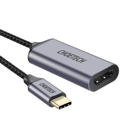 Choetech USB C to HDMI uleminek Coaxial 0.2m hall 1
