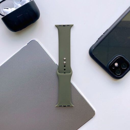 Kellarihm Iconband Apple Watch SE654 3840mm Army Green 1