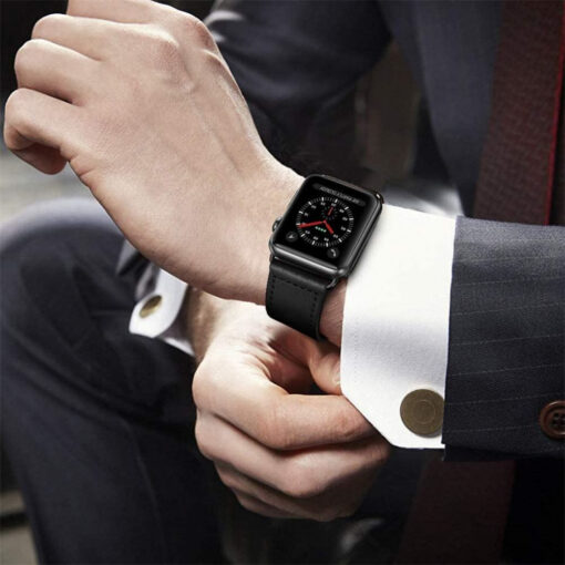 Kellarihm Leatherfit Apple Watch SE654 4244mm Black 3