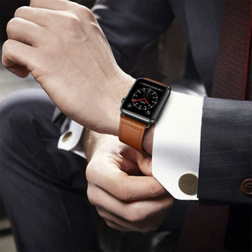 Kellarihm Leatherfit Apple Watch SE654 4244mm Brown 3
