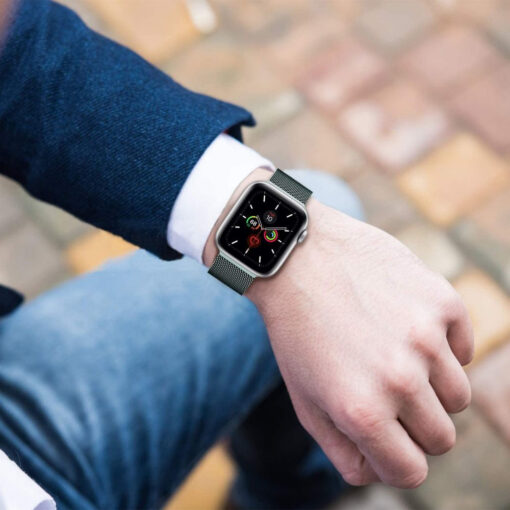 Kellarihm Milaneseband Apple Watch SE654 3840mm Silver 1