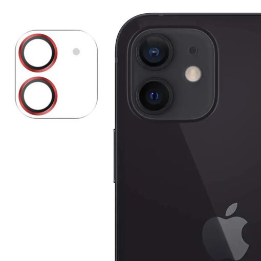 iPhone 12 Joyroom Shining kaamera kaitseklaas punane