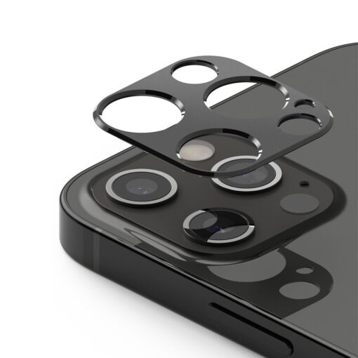 iPhone 12 Pro Max kaamera kaitse Ringke must