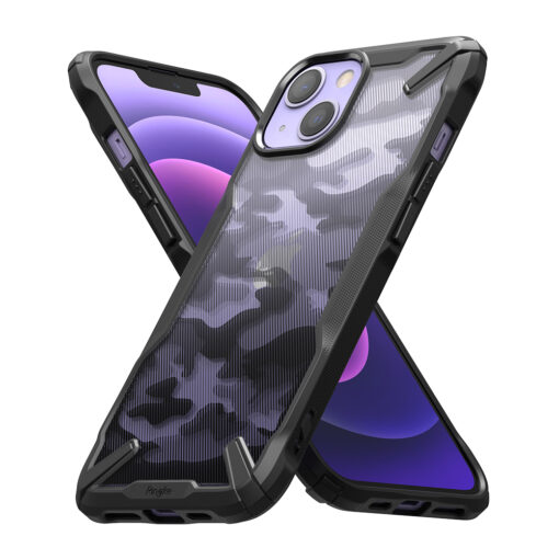 iPhone 13 MINI umbris Fusion X plastikust taguse ja silikoonist raamiga Camo 1