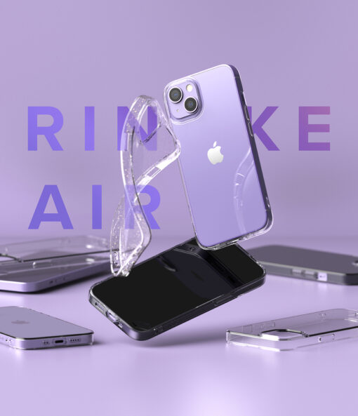 iPhone 13 MINI umbris Ringke Air Ultra Thin silikoonist labipaistev 10