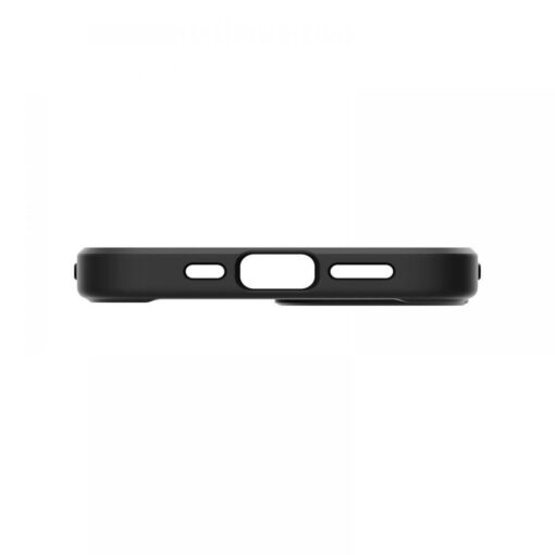iPhone 13 MINI umbris Spigen Ultra Hybrid frosted taguse ja silikoonist raamiga must matt 8