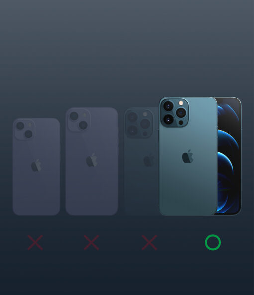 iPhone 13 PRO MAX korpus Ringke Onyx tugev silikoonist raamiga ja plastikust tagusega sinine 2