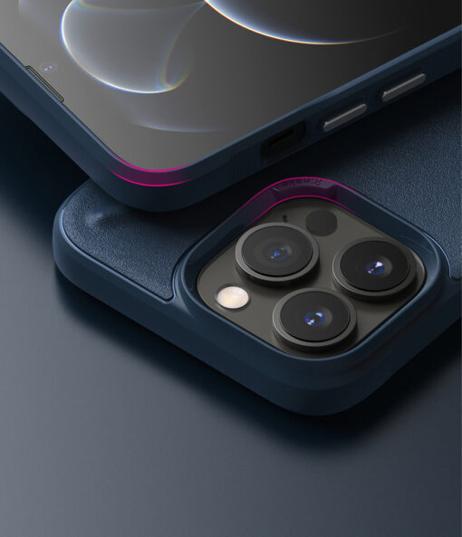 iPhone 13 PRO MAX korpus Ringke Onyx tugev silikoonist raamiga ja plastikust tagusega sinine 4