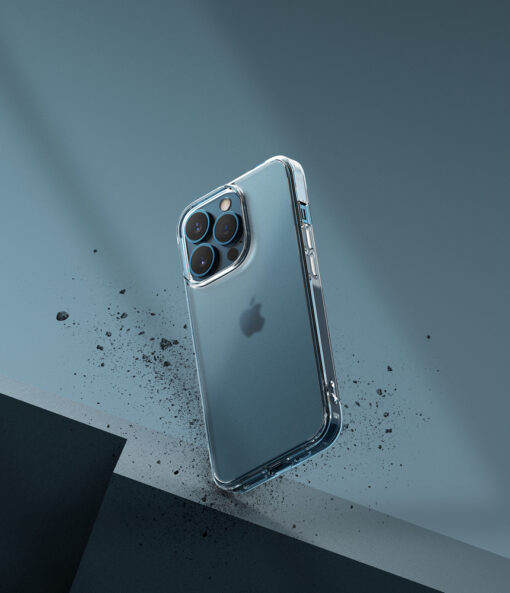 iPhone 13 PRO MAX umbris Fusion plastikust taguse ja silikoonist raamiga labipaistev 7