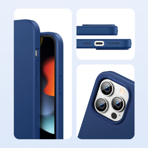 iPhone 13 PRO MAX umbris Ugreen Soft Flexible Rubber silikoonist sinine 4