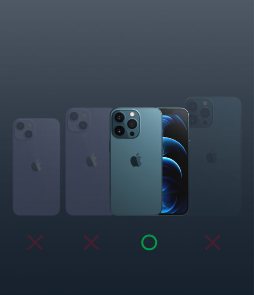 iPhone 13 PRO korpus Ringke Onyx tugev silikoonist raamiga ja plastikust tagusega sinine 2