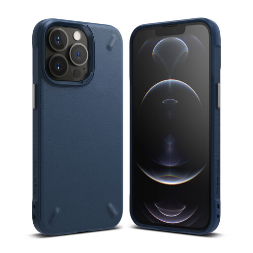 iPhone 13 PRO korpus Ringke Onyx tugev silikoonist raamiga ja plastikust tagusega sinine