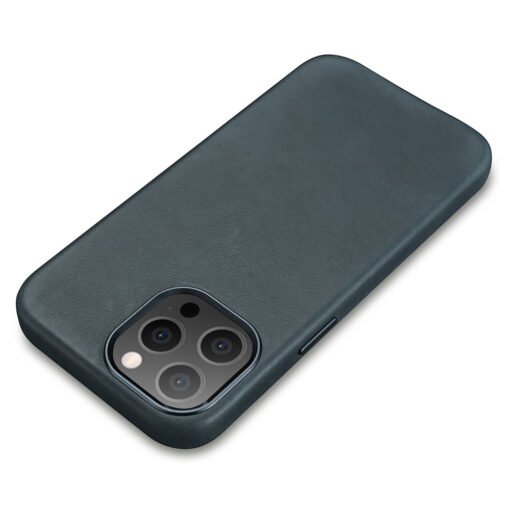 iPhone 13 Pro Max nahast MagSafe umbris Oil Wax sinine 7