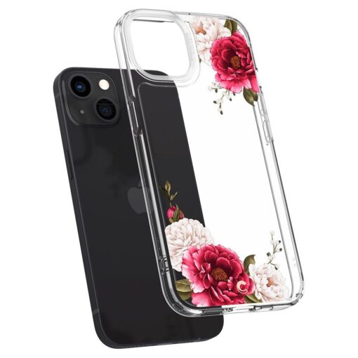 iPhone 13 umbris Spigen Cyrill Cecile silikoonist Red Floral 4