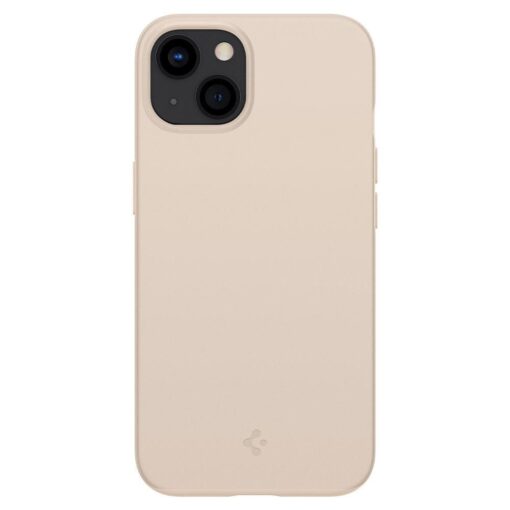 iPhone 13 umbris Spigen Thin Fit silikoonist Sand Beige 2
