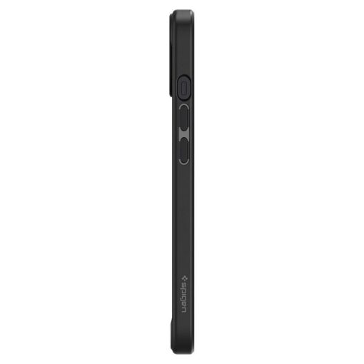 iPhone 13 umbris Spigen Ultra Hybrid plastiku taguse ja musta matt raamiga 3