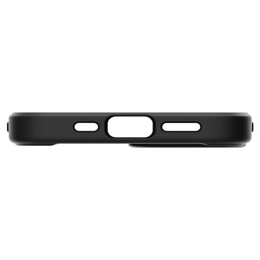 iPhone 13 umbris Spigen Ultra Hybrid plastiku taguse ja musta matt raamiga 4