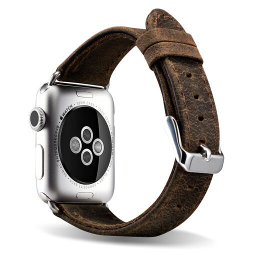 Apple Watch pooratud nahast pruun umbris 3
