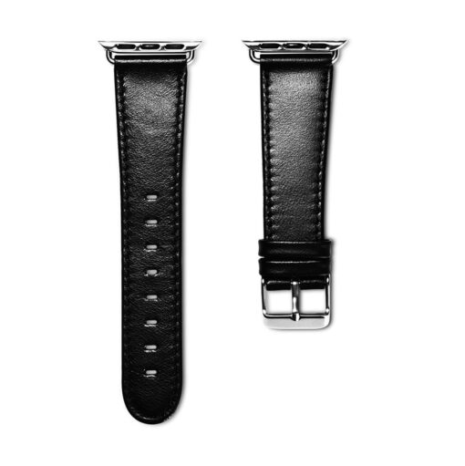Apple Watch rihm nahast iCarer Leather Vintage 38 40 41 kellale must 13