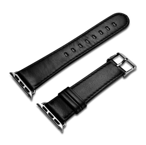 Apple Watch rihm nahast iCarer Leather Vintage 38 40 41 kellale must