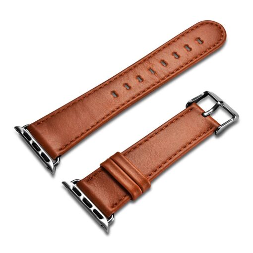 Apple Watch rihm nahast iCarer Leather Vintage 38 40 41 kellale pruun